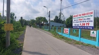BÁN GẤP ĐẤT THỊ TRẤN CỦ CHI 353M², GẦN CÔNG VIÊN CÂY SỘP GIÁ 1,39 TỶ