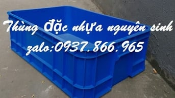 Bán buôn thùng nhựa đặc, khay nhựa cao 19 có nắp đậy, thùng bít( khay 