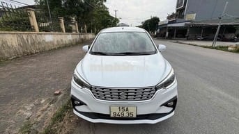 Suzuki Ertiga AT Sport 2021/2022 trắng hỗ trợ bank