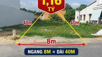 KẸT TIỀN HOÀN THIỆN NHÀ – BÁN NHANH 320M² ĐẤT CỦ CHI 1,16 TỶ