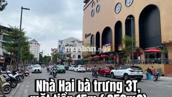 🔥Cho thuê nhà Hai bà trưng 3 tầng, mặt tiền ( 15m- 350m2)💥7x (tr)