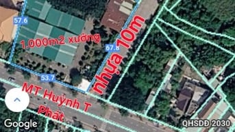 Bán 6,215m2 đất (SKC) có 1000m2 Xưởng, 2MT Huỳnh Tấn Phát, Nhà Bè