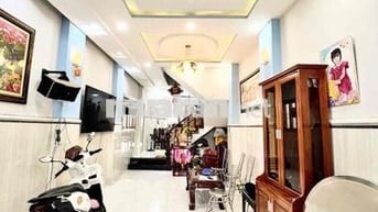 BÁN GẤP NHÀ ĐẸP 4 TẦNG - HẬU GIANG QUẬN 6 - 80M2, 4x20M