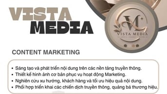 VISTA MEDIA TUYỂN DỤNG  CONTENT MARKETING