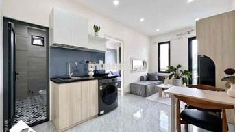 CĂN HỘ 1 PHÒNG NGỦ MÁY GIẶT RIÊNG FULL NỘI THẤT ĐƯỜNG CỐNG QUỲNH QUẬN