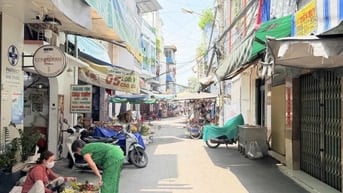 LÝ THÁI TỔ QUẬN 10, HẺM 6M, DT GẦN 100M2 NGANG 5M, KO QH GIÁ 8.5T