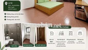 Số lượng phòng ít, riêng tư - Ngay giữa đường Ung Văn Khiêm