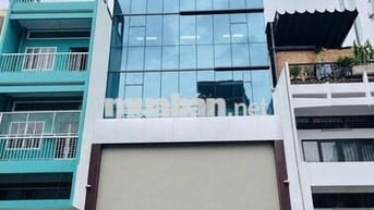 TÒA NHÀ  MẶT KÍNH 6 TẦNG - HẦM - CÓ THANG MÁY - GIÁ CHỈ 32 TRIỆU