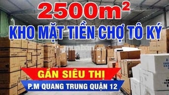 1500m2 kho Mặt tiền gần Chợ TÂN CHÁNH HIỆP. đường cont