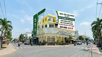 BÁN NHÀ 2 MẶT TIỀN TÂN HÒA ĐÔNG DT 157M LÔ GÓC 20M CÓ 20M GIÁ 9.8 TỶ
