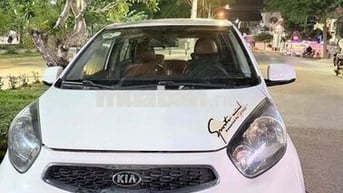 Kia Morning 2016 Trắng Xăng