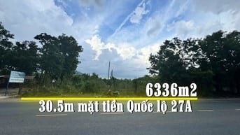 Bán đất Quốc lộ 27A, 6336 m2 view sông, 3,965 tỷ, giá siêu rẻ chỉ 620k