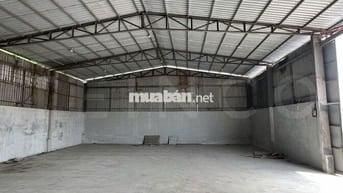 Kho xưởng 200 m² có PCCC và trạm điện 3 pha, nhánh đường Quốc Lộ 91B