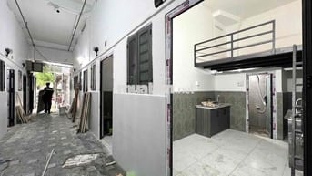 PHÒNG TRỌ CÓ GÁC DÃY TRỌ TRỆT MỚI XÂY - SẴN NỘI THẤT - VƯỜN LÀI