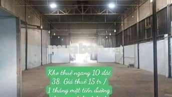 Kho thuê 10-38 Mặt Tiền đường 21 Ấp 5 xã tân vĩnh lộc b bình chánh 