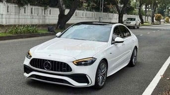 Mercedes C43 AMG 2023 V1 Trắng 9.999 Miles
