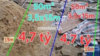 📢 2 LÔ THỔ CƯ LIỀN KỀ 5OM²,HXH LÊ TRỌNG TẤN,TÂY THẠNH - TÂN PHÚ 4,7Đ