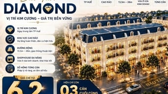 🚨 ĐÀO TẤN DIAMOND – CƠ HỘI SỞ HỮU SHophouse TRUNG TÂM HUẾ