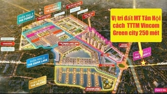 🔴BÁN ĐẤT NGANG 9,3M MT TÂN HỘI CÁCH VINCOM GREEN CITY 250 MÉT