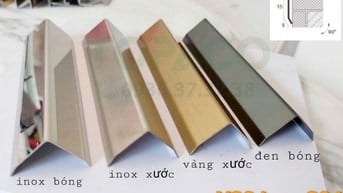Nẹp Inox 304 Trang Trí T U V L – Giá Xưởng TOPACO Giao Toàn Quốc