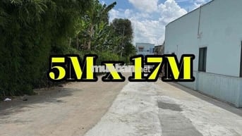 📣 LÔ ĐẤT THỔ CƯ BÀ ĐIỂM, GẦN CHỢ CÂY ME , 5M X 17M