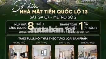 🔥VỐN 20% DIAMOND BOULEVARD KỀ AEON MALL MẶT TIỀN QL13 - GÓP 8TR/THÁNG!
