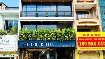 Cho thuê nhà mặt tiền 117-119 Bàu Cát Đôi,8x18m,1 trệt 2 lầu,Giá 120