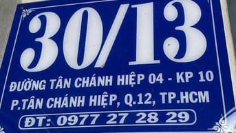 Chính chủ cho thuê nhà nguyên căn mới xây Tân Chánh Hiệp 4, Quận 12