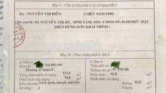 Bán nhà mặt tiền Mai Hắc Đế, P15, Q8 68 triệu/m2 đất kinh doanh tốt