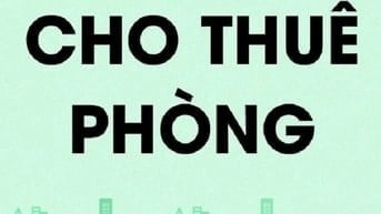 Cho thuê phòng trọ hẻm 173 Khuông Việt
