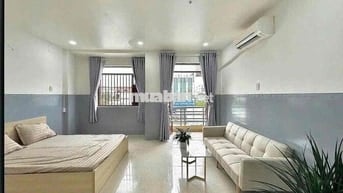 Cho thuê CHDV 1PN ban công, sân thượng siêu lớn máy giặt riêng📍Aeon TP