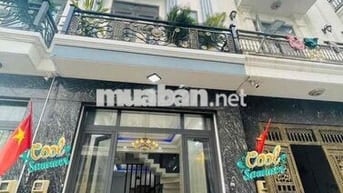 nhà 4 tầng 4pn 5wc hẻm nhựa 7m thông khu đồng bộ dân trí cao