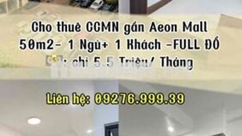 HOT🔥Nhỉnh 5 Triệu/ Tháng cho thuê CCMN 1 Ngủ + 1 Khách gần Aeon Mall