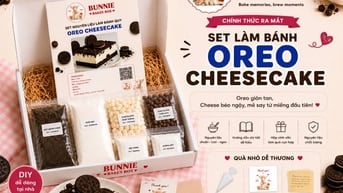 Set Làm Bánh Oreo Cheesecake – Trải Nghiệm DIY Dành Cho Người Yêu Đồ N