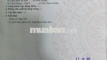 Chính chủ cần bán đất hẻm 185 Ngô Chí Quốc, P. Bình Chiểu,tp.HCM. 70m2