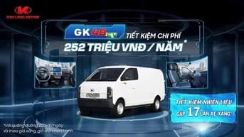 💰 Mỗi Km Đều Tiết Kiệm –⚡ XE VAN ĐIỆN GK48 EV – CHỞ GẦN 1 TẤN, TIẾT K