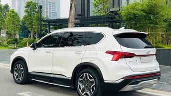 Hyundai Santa Fe HTRAC 2.2D Trắng 7 chỗ