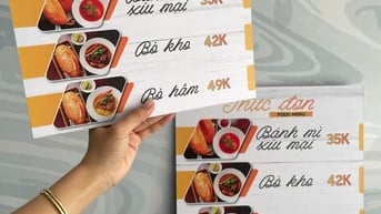 IN MENU TẠI CẦN THƠ GIÁ TỐT IN NHANH LẤY TRONG NGÀY