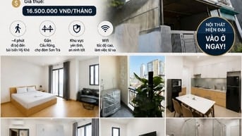 🔥 CĂN HỘ ĐẸP GẦN BIỂN MỸ KHÊ, FULL NỘI THẤT CAO CẤP CHỈ 16,5 TR/THÁNG