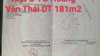Đất Kiệt 5M Hoàng Văn Thái DT 181m 
