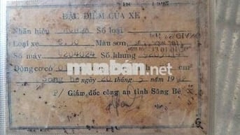 Honda Cub 1992 Xanh Trắng