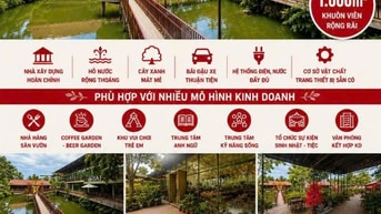 CHO THUÊ HOẶC HỢP TÁC KINH DOANH KHUÔN VIÊN SÂN VƯỜN ĐẸP TẠI TRUNG TÂM