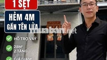 NHÀ CHIẾN LƯỢC 1 SẸT HẺM 4M, GẦN KHU TÊN LỬA, 2 Tầng, Giá Rẻ Nhà Tốt