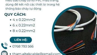 Cáp Báo Cháy ALTEK KABEL màu trắng 