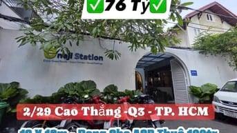  ĐẤT VÀNG TRUNG TÂM Q.3 – GIÁ TRỊ GIỮ TIỀN ĐẲNG CẤP, 231m1, 76tỷ