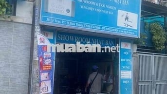 nhà cho thuê dài hạn , mặt tuền số 38, đường lê trực p 7 quận bình tha