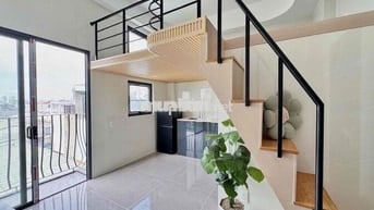 KHAI TRƯƠNG CĂN HỘ CÓ GÁC BANCOL MỚI 100% SẴN MÁY LẠNH GẦN ĐH VĂN HIẾN