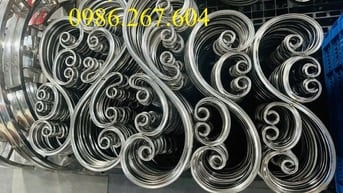 Buôn bán hoa văn, chi tiết sắt mỹ thuật