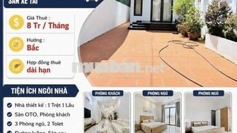 CHO THUÊ NHÀ - XÂY DỰNG MỚI 100%  - ĐƯỜNG OTO THÔNG THOÁNG