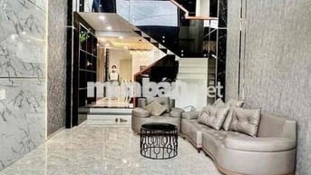 Cho Thuê Nhà Đẹp Như Hình DT 4x15 1Trệt 1Lửng 3Lầu 4Pn 5Wc Sân Thượng